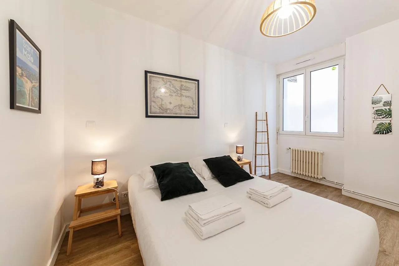 Erable - Joli T3 Moderne 2 Chambres Proche Plage サン・マロ